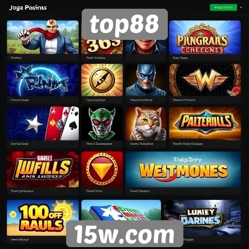 Análise dos jogos mais populares no top88