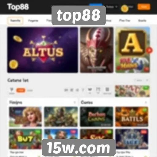 Análise do catálogo de jogos no site top88