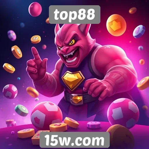 Diversidade de jogos disponíveis no top88