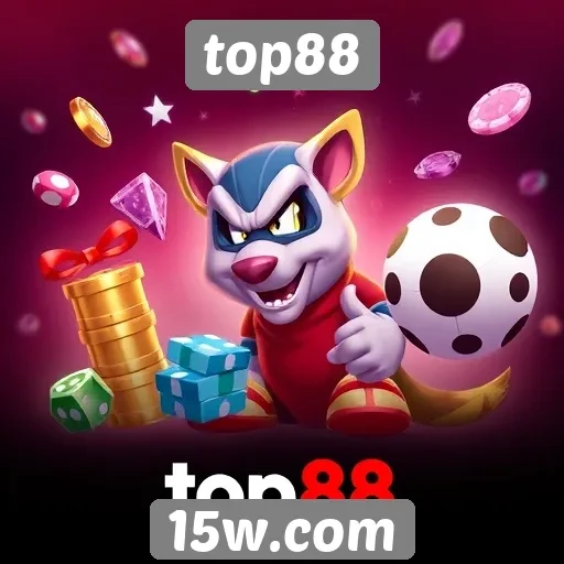Exploração das categorias de jogos disponíveis no Top88