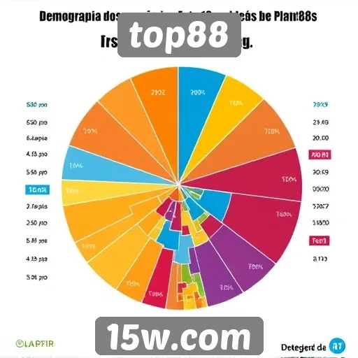 Demografia dos usuários do Top88 em crescimento