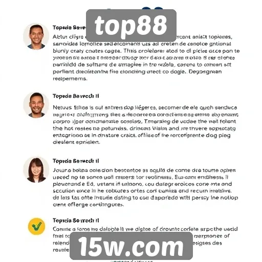 Usuários destacam a experiência no site top88